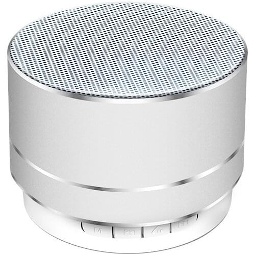 A10 Metal Mini Wireless Bluetooth Speaker Subwoofer Microphone TF Card MP3 Music Player Speaker Compatible Smartphone Pc