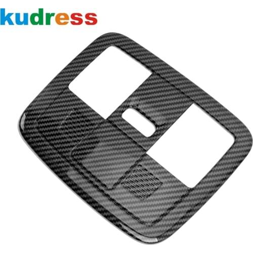 Car Interior Accessories For Toyota Raize 2020 2021 Carbon Fiber Front Roof Reading Light Cover Trim Panel Frame Trims Sticker