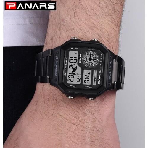 BINZI Mens Stainless Steel Watch