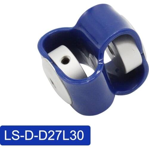LONGWE LS Dia 27mm Length 30mm 40mm Double Loop Couple Flexible Alumnum Alloy Encoder Coupling