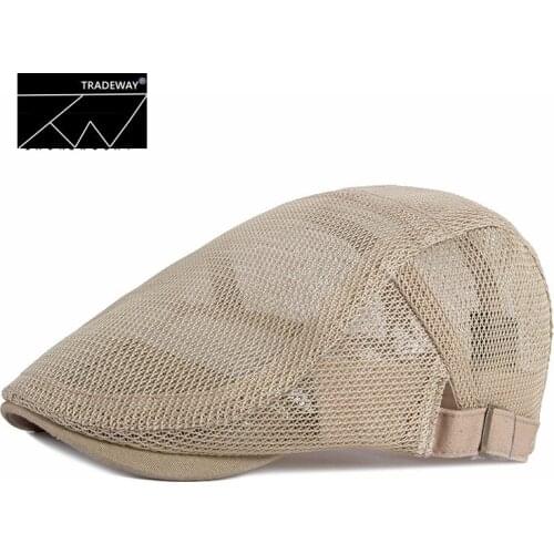 2021 Childrens Beret Boys' summer hollow mesh breathable Korean fashion Duck Hat girls hat sunscreen net