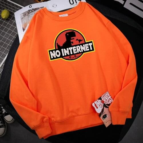 Cartoon Dinosaur Jurassic Offline Park Printing Hooded For Mensimple Casual Hoodies Autumn Fleece Hoodie Hip Hop Loose Tops Man