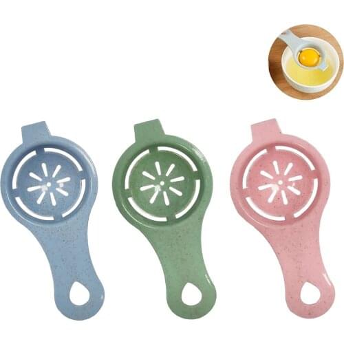 Egg Tool Egg White Separator Egg Yellow Egg Liquid Filter Wheat Straw Household Kitchen Bakeware Cooking Gadget Tools Accessorie