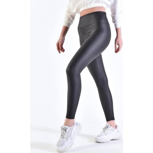 Yoga pants female high waist leather, black leather leggings, clothing products, winter street fashion leggings rallying Turkey