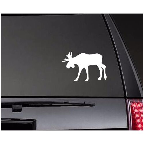 Elk Walking Car Body Stickers Window Door Decal Funny Top Quality Waterproof ZP0220