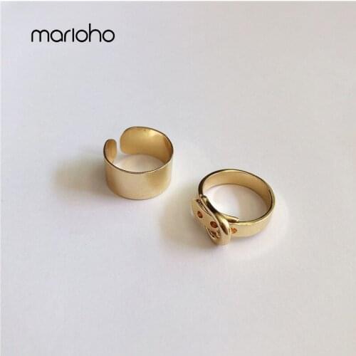 Marioho Punk Rings