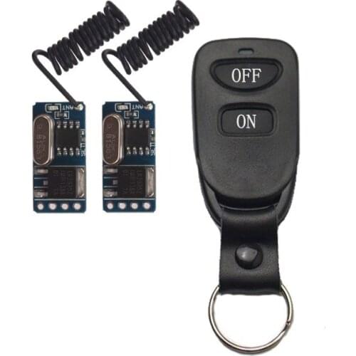 DC 5V 12V Micro Mini-sized Wireless Remote Control Switch Contactless Control System no noise Learning Function Latched Model