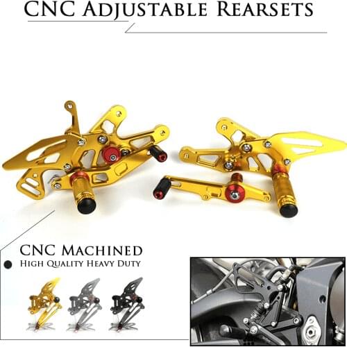 Motorcycle Accessories CNC Aluminum Footrest Rear Sets Adjustable Rearset Foot Pegs for BMW S1000RR S 1000 RR 2015-2018