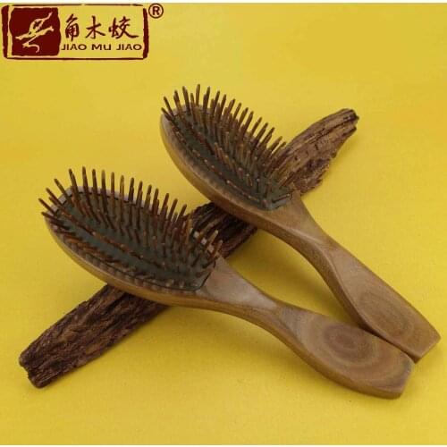 Natural authentic Ebony Green Ebony Boutique gilt head airbags comb massage comb cushion comb hair comb big board