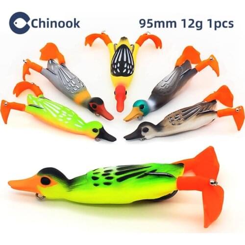 Whopper Plopper topwater duck lure Fishing Lure 95mm 12g Artificial Bait Bass