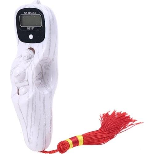 Portable Handheld Digital Beads Counter Finger Game Toy Auto Turn off Memory 16FA