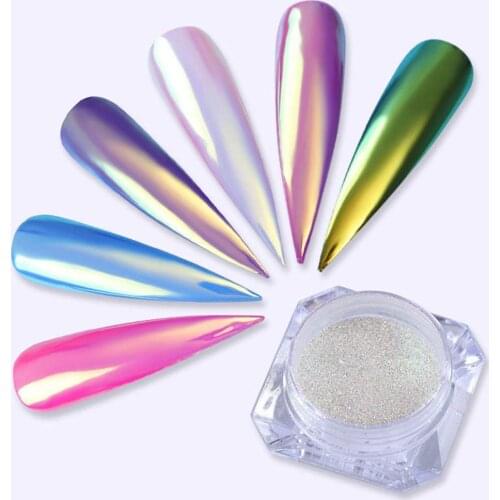 Mermaid Nail Art Glitter Powder Gradient Color DIY Pigment Body Face Decoration