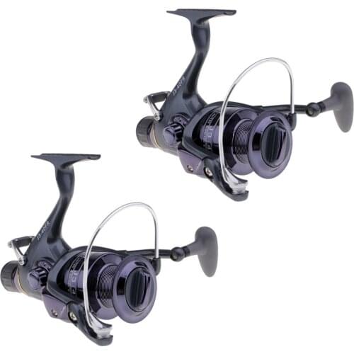 2Pcs ~40FR Baitfeeder Spinning Reel Saltwater Freshwater Fishing 5.5:1 High Power Front Rear Drag Live Liner