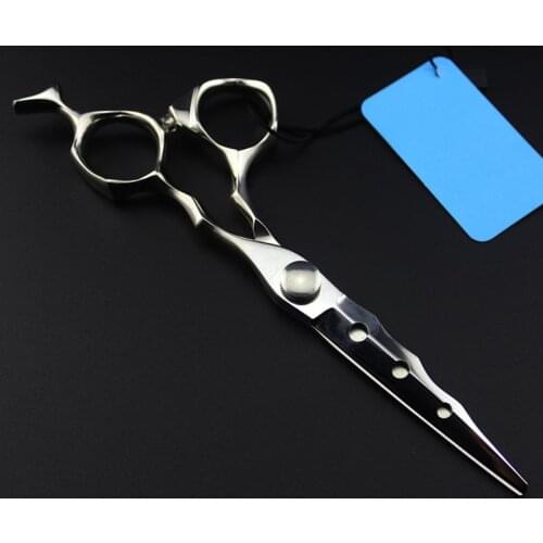 Upscale professional japan 440c 6 inch hair scissors salon cutting barber makas haircut scissor cut shears hairdressing scissors