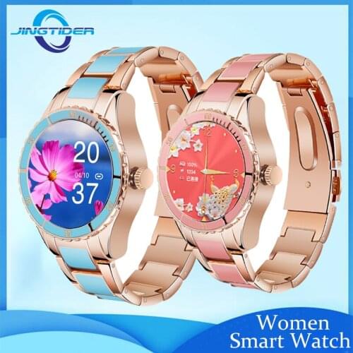 Z73 Women Smart Watch 1.09 inch Elegant Luxury Ladies Smartwatch BT Answer Dial Call Female Safety Period Blood Pressure Oxygen