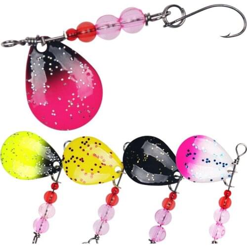 Weihai Fishing Tackle Luya Sea Artificial Metal Lure Sequins Set with Fish Hook