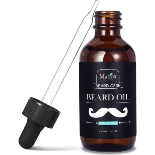 1 pc 100% Natural Organic Beard Oil Beard Balm Cream For Beard Growth Healthy Moisturizing Men Beard Care Shaper