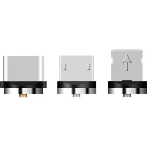 1pc USB Port Magnetic Head Magnetic Plug Adapter Charger For IPhone IOS Android Type C USB Cable Mobile Phone Accessories