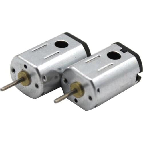 10PCS N21 Micro Motor DIY DC3V Mini Motors High Speed 17000RPM Motor with Dia 1mm Shaft for RC Model Aircraft/Boats