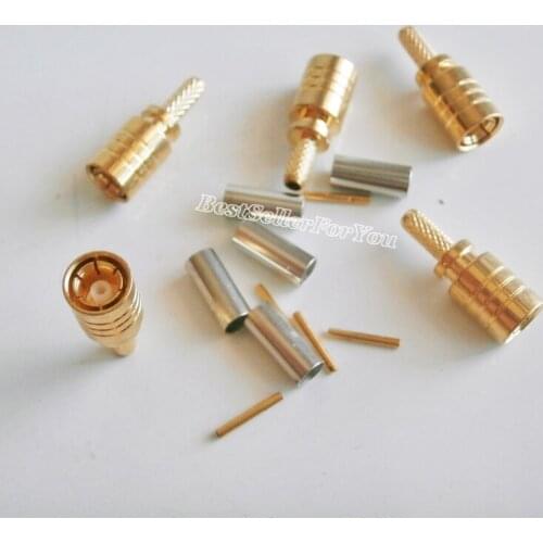 10Piece SMB Female Jack Solder Pin Crimp RG174 RG316 LMR100 Cable RF Connector