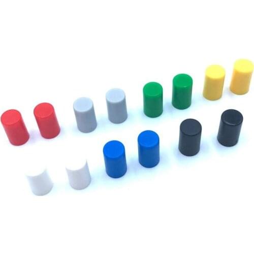 20Pcs Tactile Push Button Switch Cap 10mm Applies to 5.8*5.8 7*7 8*8 8.5*8.5 Self-locking Switch Button Cap A04 Switch caps