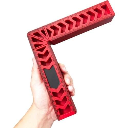 3/4 inch 90 Degree L Shape Right Ruler Woodworking Carpentry Measuring Gauges Household Woodworking Tool