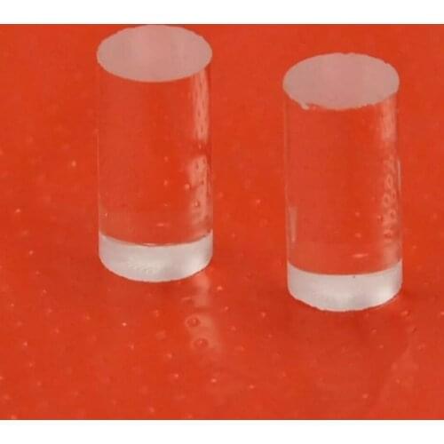 5pcs 5mm Diameter K9 Glass Cylinder Line Laser Lens Optical Lenses Cylindrical Mirror