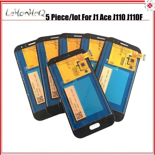 5 piece/lot New LCD For Samsung Galaxy J1 Ace J110 SM-J110F J110H LCD Display Touch Screen Digitizer Assembly
