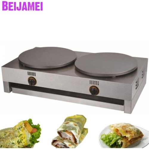BEIJAMEI Commercial gas crepe maker pancake making machine non-stick pancake machine for sale