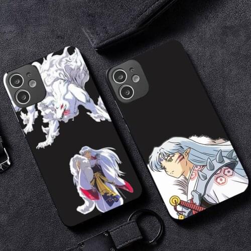 InuYasha Sesshomaru Kagome anime Phone Case for iPhone 12 11 mini pro XS MAX XR 8 7 6 6S Plus X 5S SE 2020