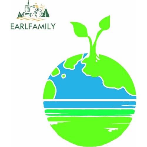EARLFAMILY 13cm x 9.4cm For Earth Day Repair Car Sticker Car Assessoires Decal Waterproof Windows Suitable for SUV RV