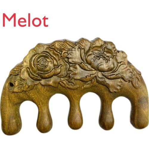Emerald Ebony Meridian Comb Massager Wooden Comb Zitong Breast Head Treatment Neck Hand Leg Whole Body Scraping