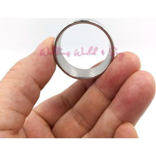 2mm Thick Stainless Steel Cock Ring Male Delay Ejaculation Ring Sex Toys For Men Inner D:26/28/30mm Metal Chastity Penis Ring