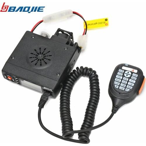 Baojie BJ-218 Long Range Mini Car Mobile Radio Transceiver 25W Dual Band VHF/UHF BJ218 Car radio CB Radio For Truck
