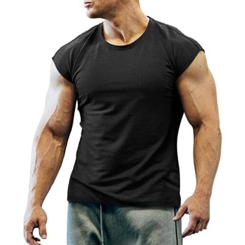 Mens Tank Top Sleeveless O Neck Sexy Summer Top Casual Men Clothing for Men Tank Tops Solid Fashion Vest