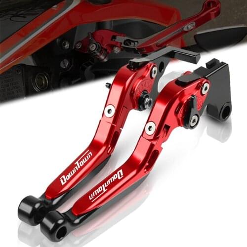 Motorcycle Adjustable Clutch Brake Levers FOR KYMCO DOWNTOWN 125 200 300 350 ALLYEARE 2020 2019 2018 2017 CNC Aluminum Handbrake