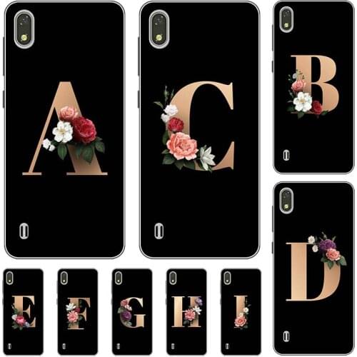 For ZTE Blade A530 A606 5.45" Case Cute Lovely Cartoon Pattern Flowers Black Letters Silicone Soft Back Cover