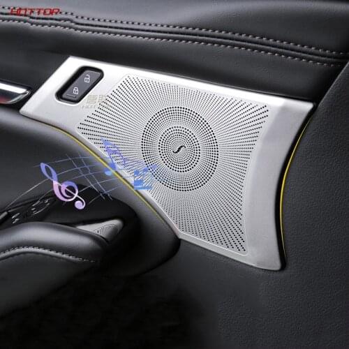 2020 Next Generation For Mazda 3 Axela Car Door Horn Decoration Paste Times Refit Sound Cover