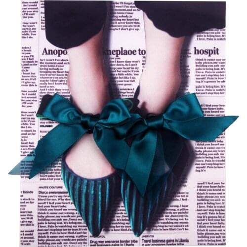 New Fashion Print Patches Sewing Foot Bow Accessories Decor Clothing Sew Motif Applique for Backpack Jacket Embroidery Patches