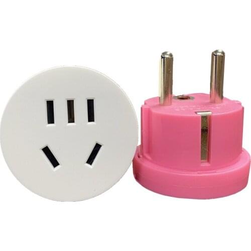 US To EU KR Plug Converter Travel Adapter Socket AC Power Plug Wall Charger Outlet Electrical Socket AU To EU Plug Adapter