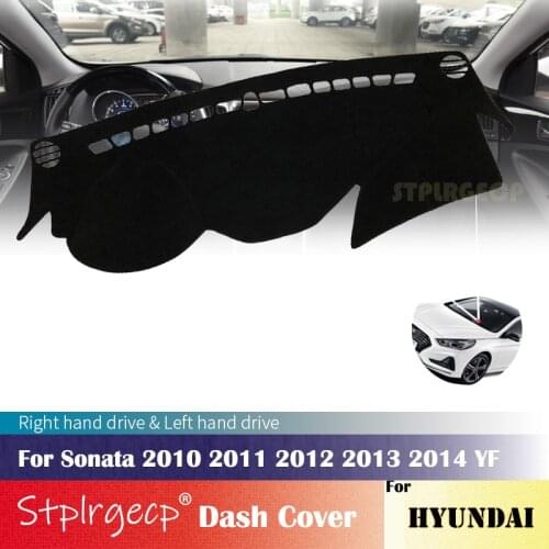For Hyundai Sonata 2010 2011 2012 2013 2014 YF Anti-Slip Dashboard Cover Protective Pad Car Accessories Sunshade Carpet