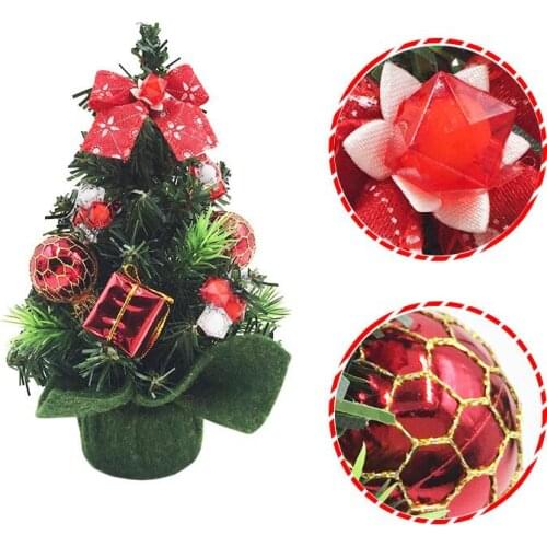 Mini christmas trees 20cm decorative christmas tree Christmas articles for home and office decoration free shipping CT07