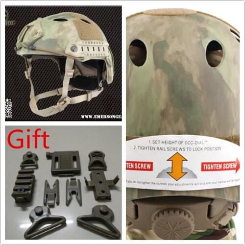 EMERSON FAST Helmet PJ TYPE airsoft helmet Pararescue Jump Helmet ATFG EM5668G