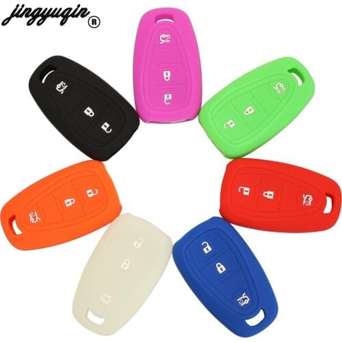 Silicone 3 Buttons For Chevrolet Cruze Spark Volt Aveo Sonic Novo Onix Plus Fob Silicone Remote Car Key Case Cover