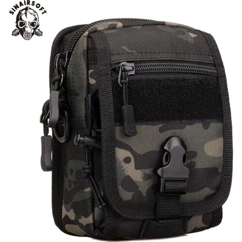 SINAIRSOFT Shoulder Waist Waterproof Sports Bag Outdoor Camping Riding Crossbody Small Messenger Men Hiking Travel Nylon Bags