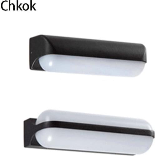 Nordic LED Wall Lamp Outdoor Waterproof Wall Lamp Simple Wall Lamp Entrance Lamp Balcony Garden Lamp Outdoor Energy-Saving Lamp