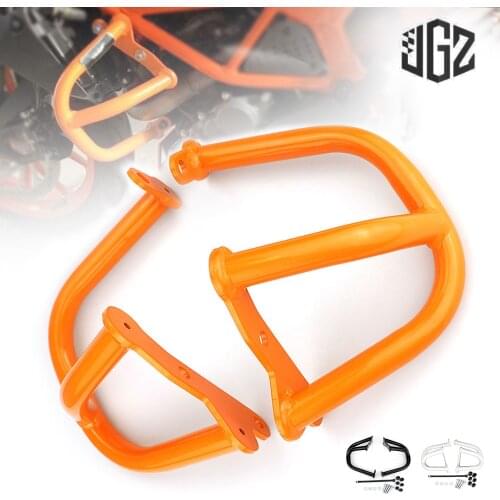 Motorcycle Aluminum Bumper Crash Bar Frame Engine Protector Tube Guard Bracket For KTM DUKE 250 2017 - 2019 390 2013 - 2018 2019