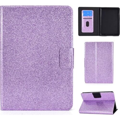 Auto Wake Sleep Smart Cover For Amazon Kindle Paperwhite 1 2 3 4 Magnetic Glitter Pu Leather Card Slots Stand Cover Case