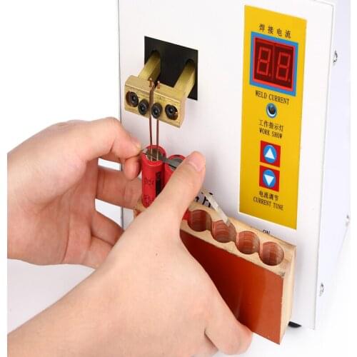 0.03mm-0.2mm Battery Spot Welder 18650 Battery Spot Welding Machine Pack Welding Precision Pulse Spot Welders