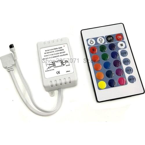 12V 24Key led rgb IR RF Infrared wireless control for 3528/2835/5050 LED 12V 24 Keys Wireless control free shipping